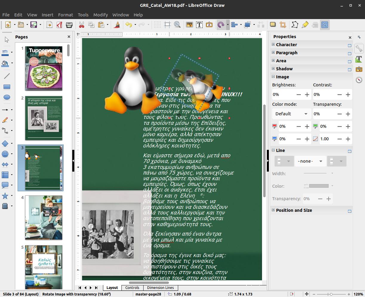 Αλλαγή μεγέθος ή περιστροφή μιας εικόνας σε ένα PDF
