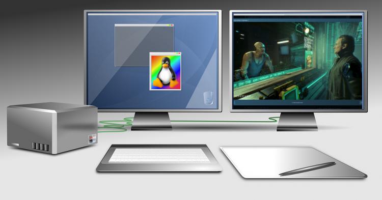 Multi-Monitor στο Linux: Ρύθμιση δύο ή περισσότερων οθονών να δουλεύουν ταυτόχρονα με nVIDIA κάρτα γραφικών και ενσωματωμένη Intel