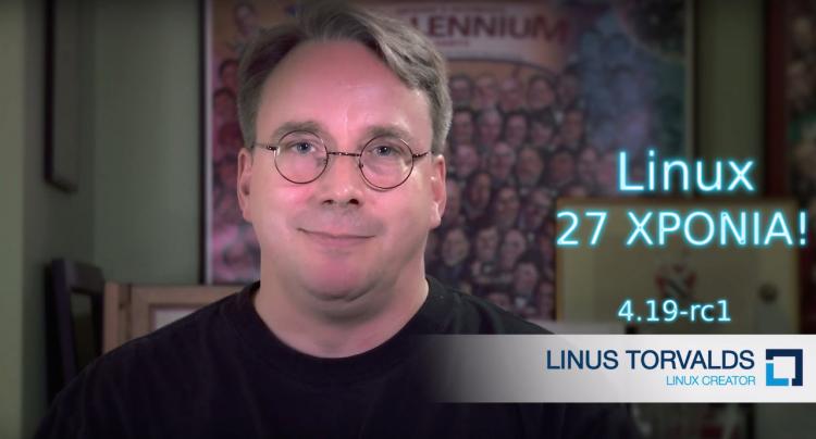 Ο Linus Torvalds γιόρτασε τα 27α γενέθλια του πυρήνα Linux, βγάζοντας την rc της νέας έκδοσης 4.19